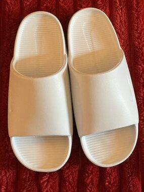 Nike Light Blue Slide Sandals